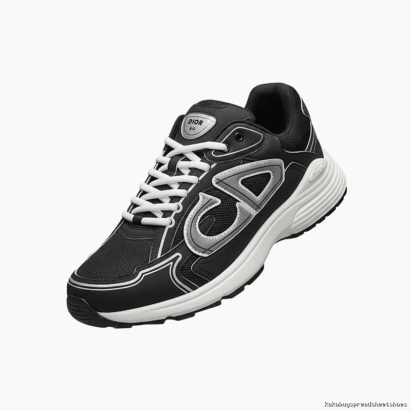 Dior retro black and grey sports shoes