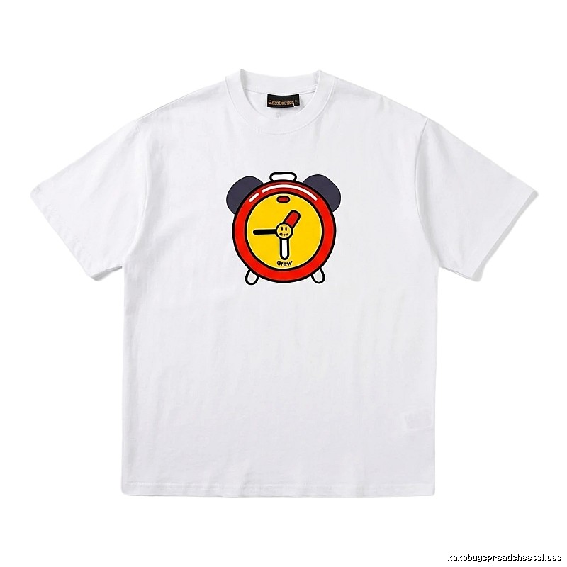 DREW Cartoon Style White T-shirt