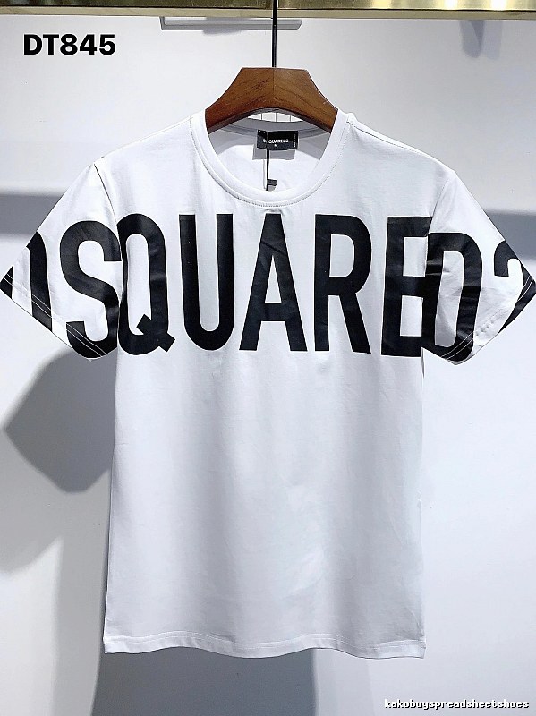 DSQUARED2 Lettering Street Style White T-shirt