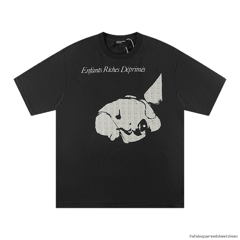 ERD Distressed Pikachu Dark Style Black T-Shirt
