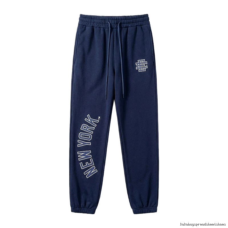Eric Emanuel New York Style Navy Blue Sweatpants