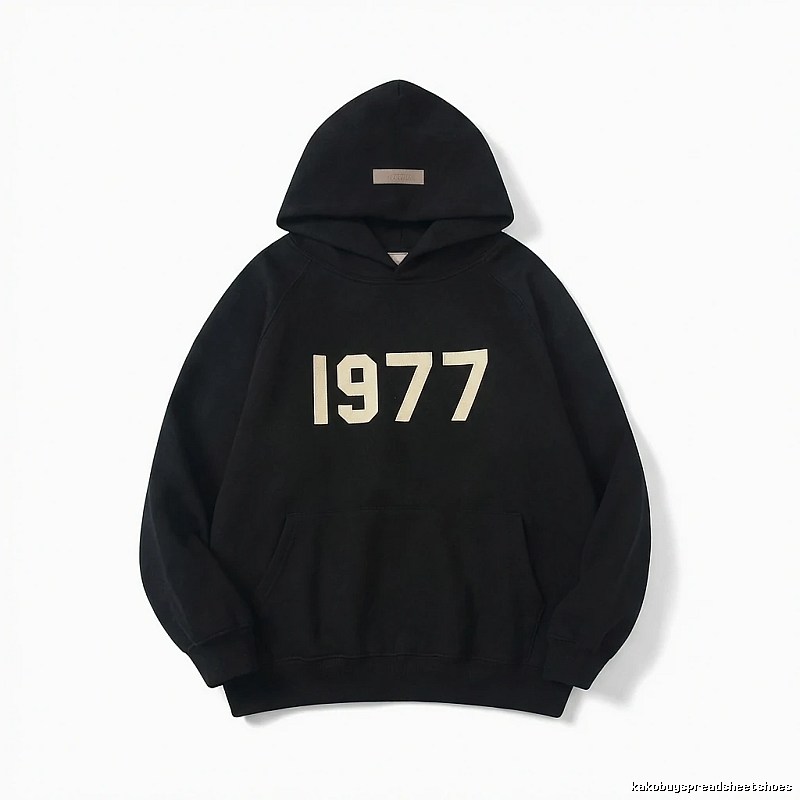 ESSENTIALS 1977 Series Black Sweatshirt