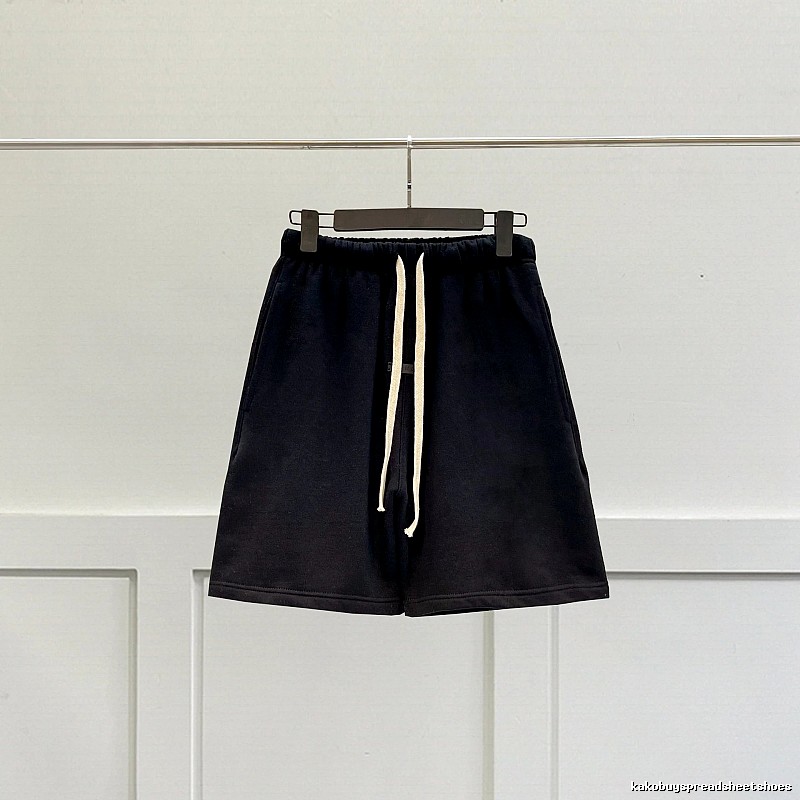 ESSENTIALS Basic Black Shorts