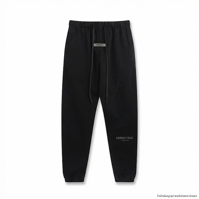 ESSENTIALS Basic Black Sweatpants