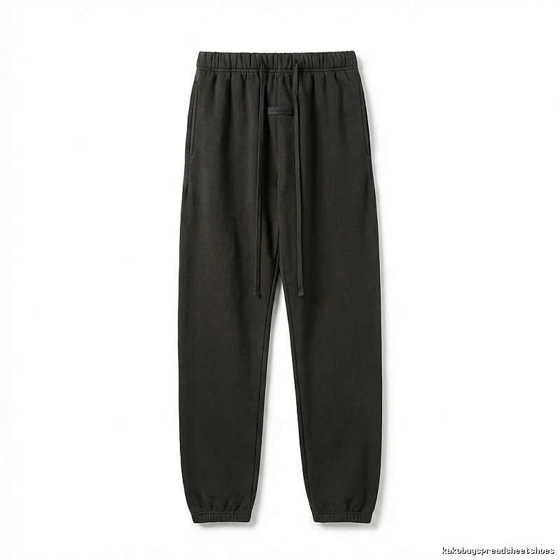 ESSENTIALS Basic Casual Black Pants