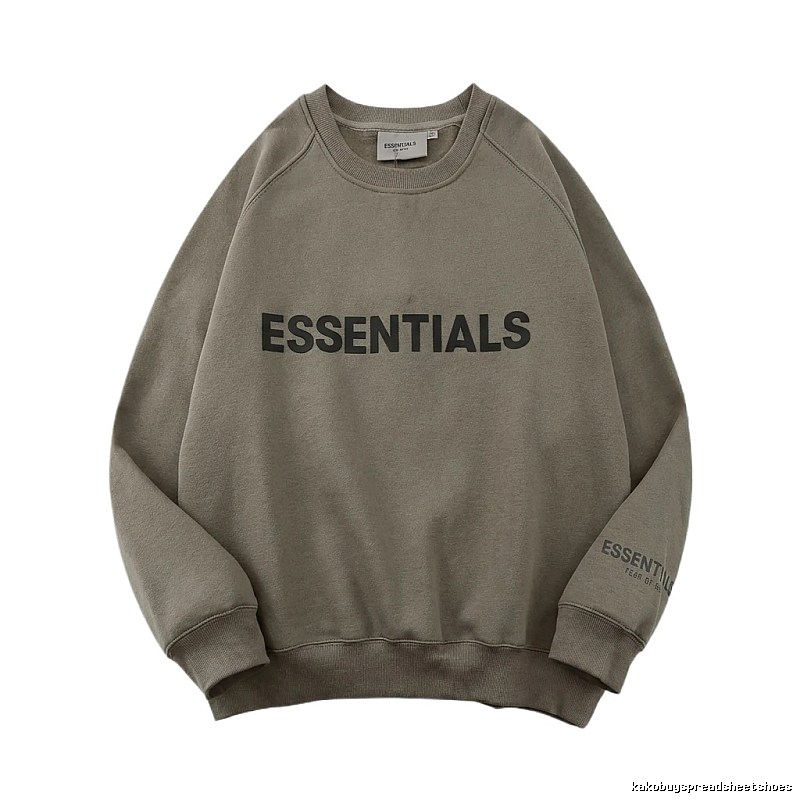 ESSENTIALS Basic Gray Sweatshirt
