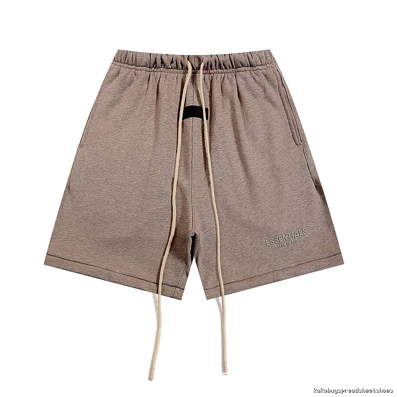 ESSENTIALS Basic Khaki Shorts