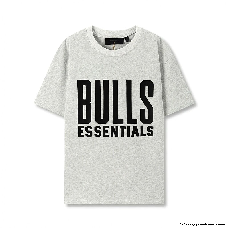 ESSENTIALS Bulls Style Grey T-shirt