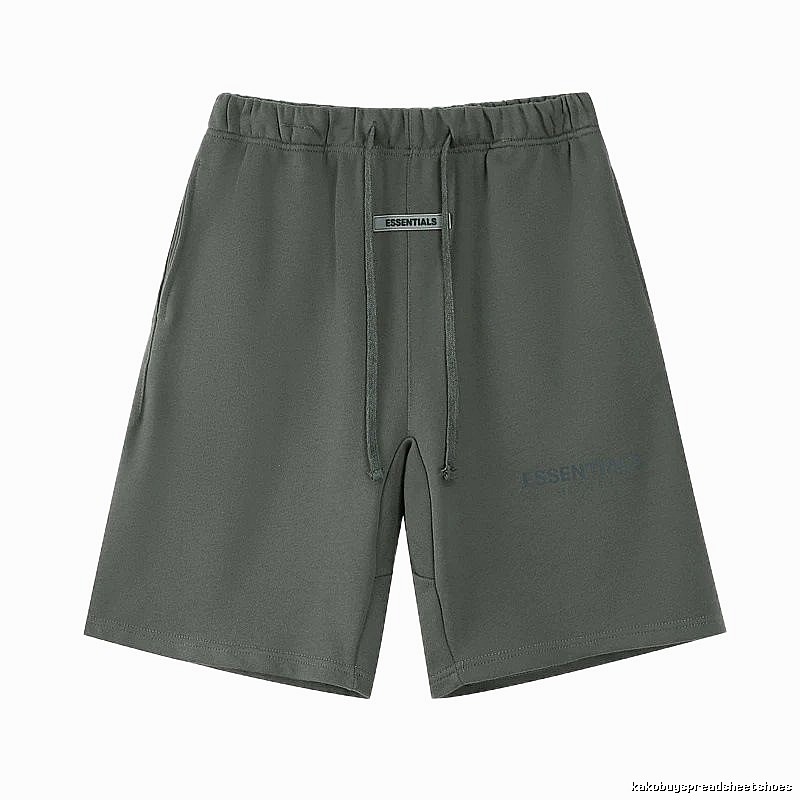 ESSENTIALS casual style dark grey shorts