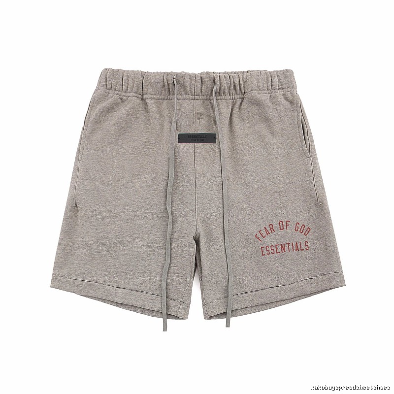 ESSENTIALS casual style grey shorts