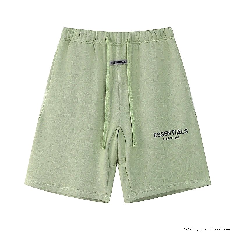 ESSENTIALS casual style light green shorts