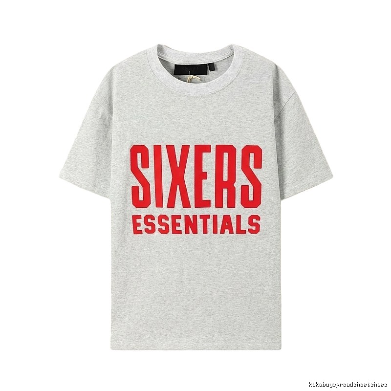 ESSENTIALS Grey Minimalist Style T-shirt