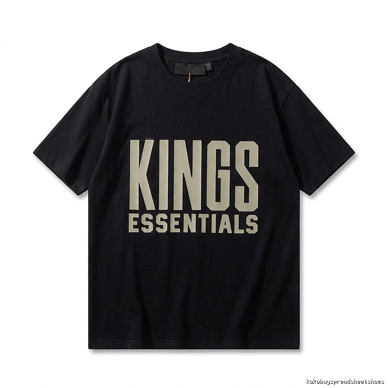 ESSENTIALS KINGS Style Black T - Shirt