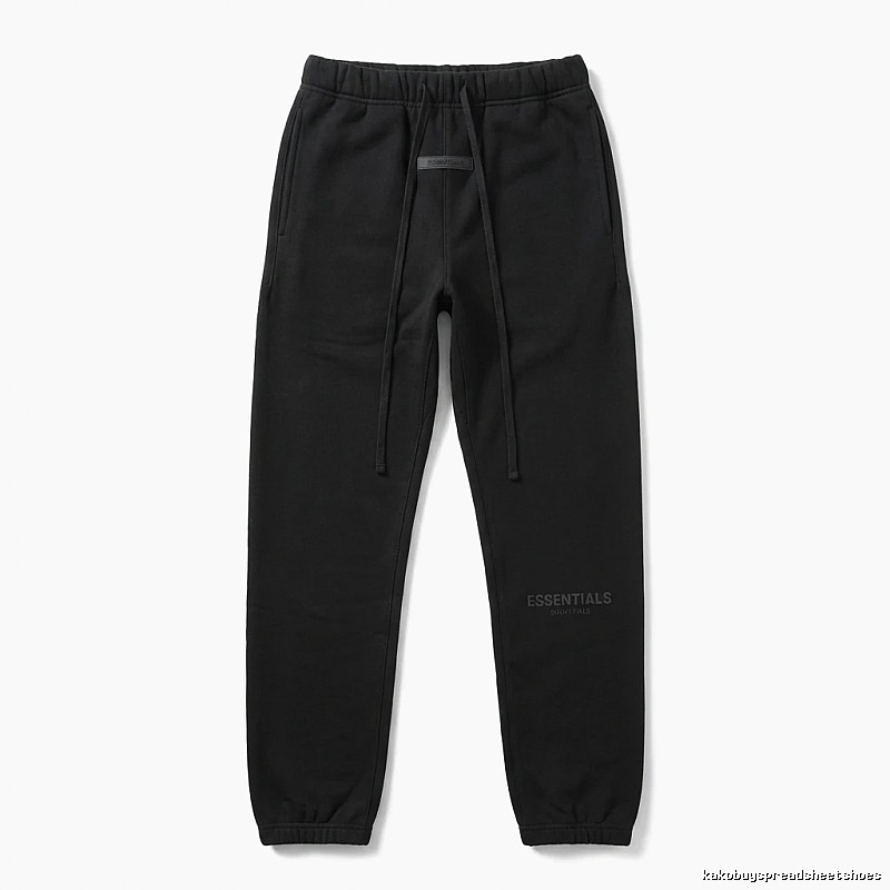 ESSENTIALS minimalist black sweatpants
