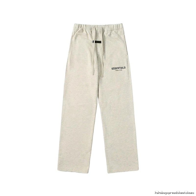ESSENTIALS minimalist light gray sweatpants