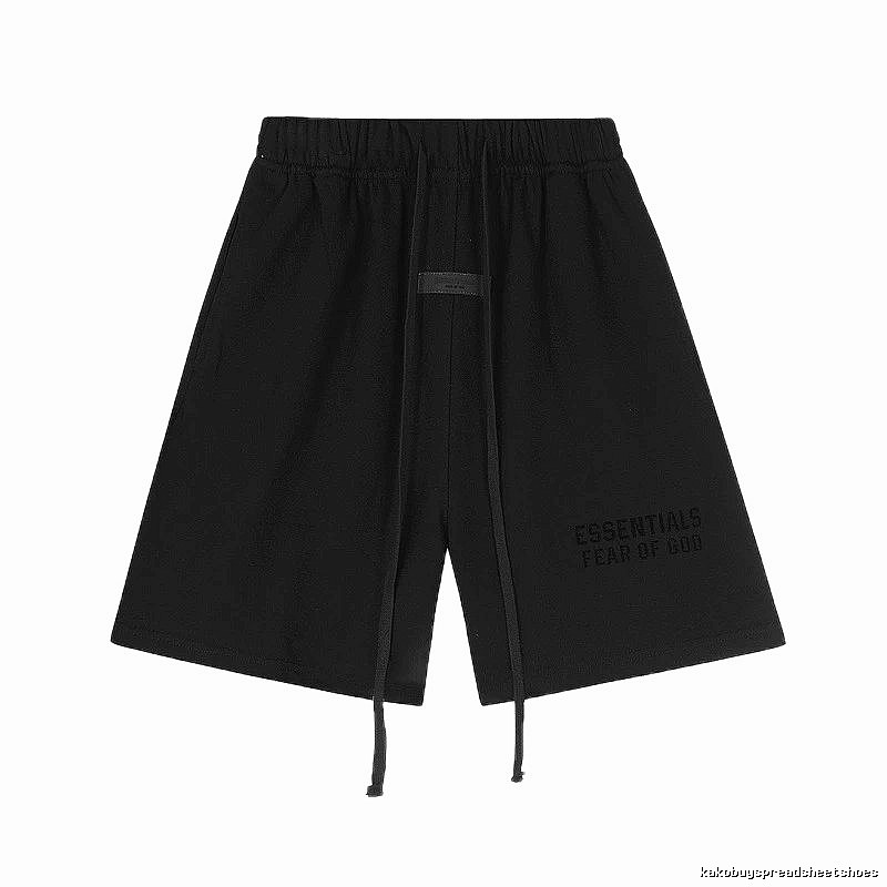 ESSENTIALS minimalist style black shorts