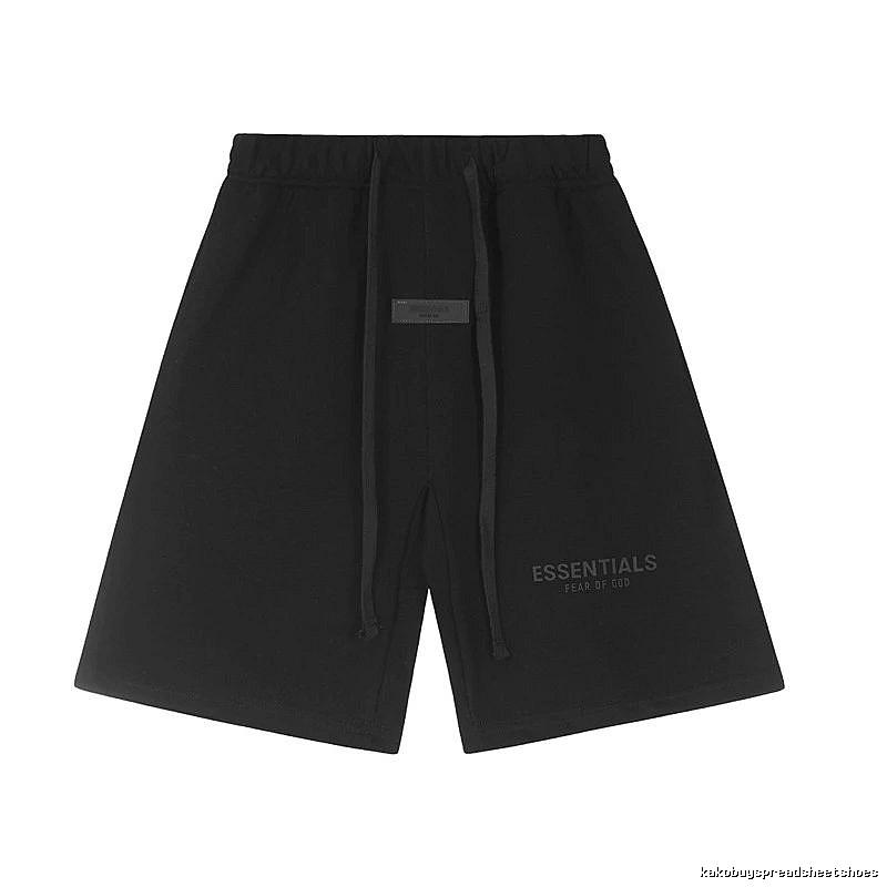 ESSENTIALS minimalist style black shorts