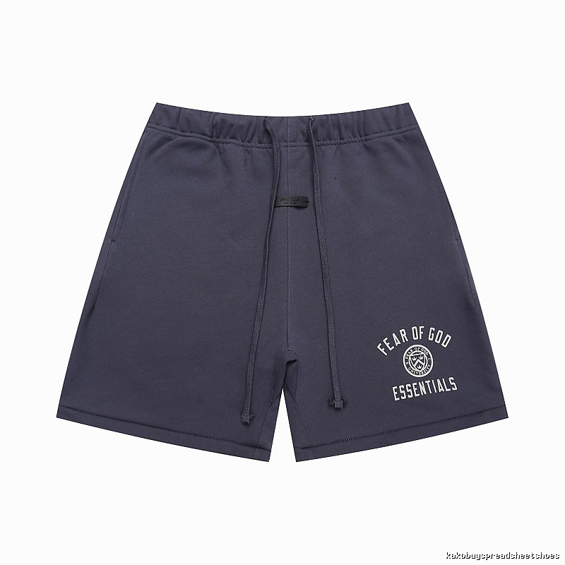 ESSENTIALS minimalist style dark blue shorts