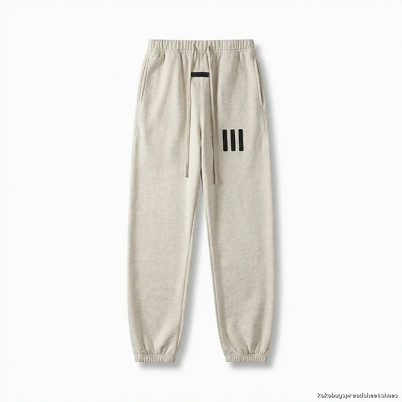 ESSENTIALS minimalist style light gray sweatpants