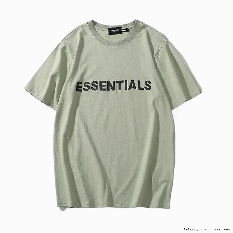 ESSENTIALS minimalist style light green T-shirt