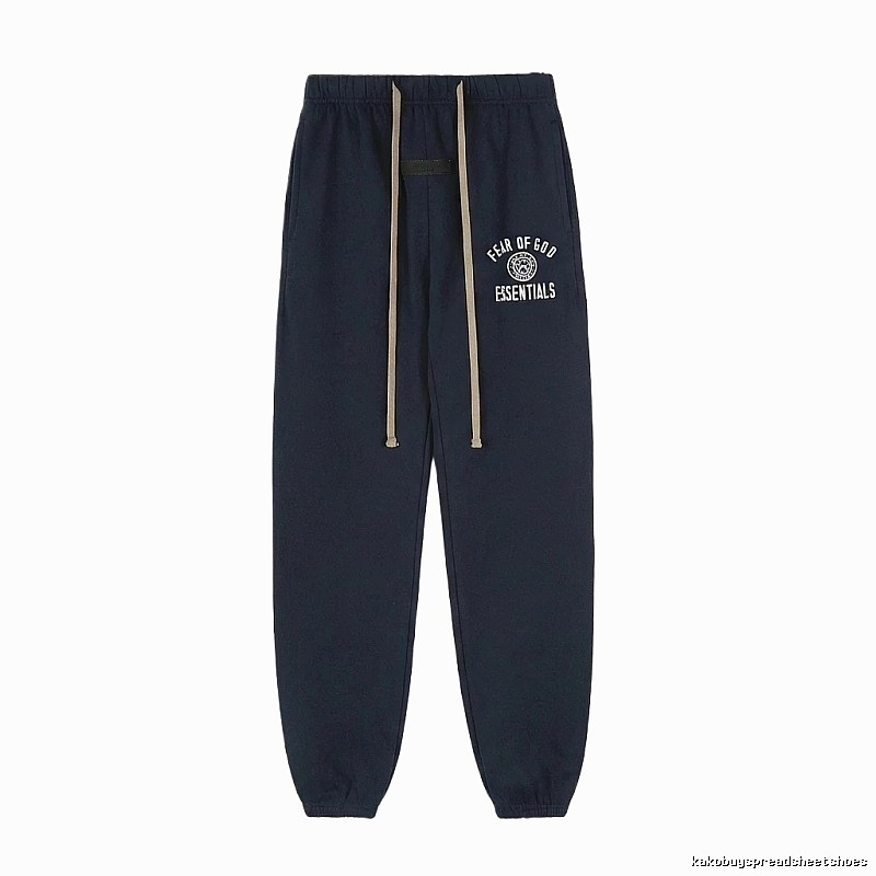 ESSENTIALS minimalist style navy blue sweatpants