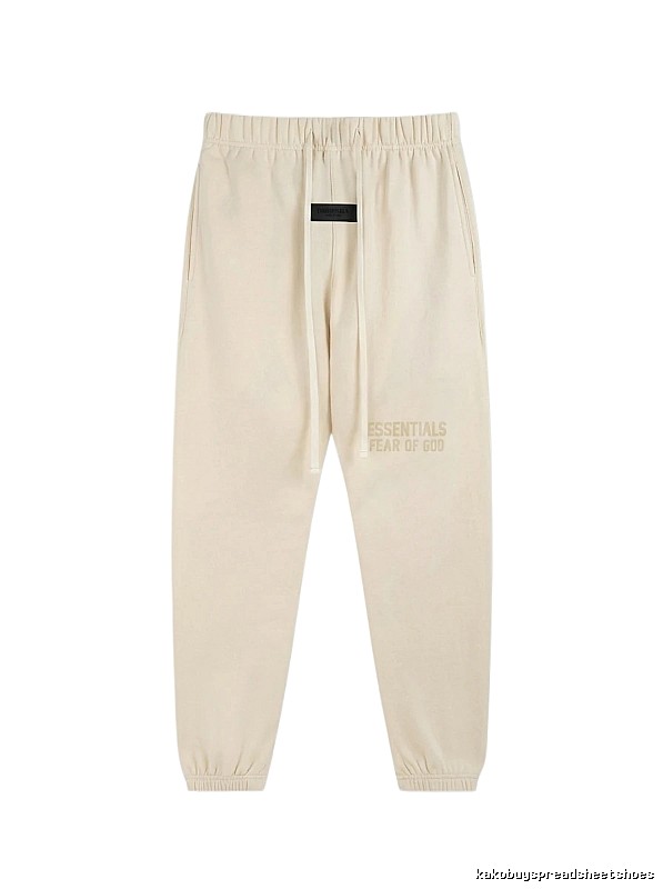 ESSENTIALS minimalist style off-white sweatpants