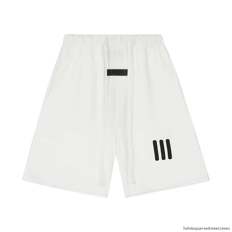ESSENTIALS minimalist style white shorts