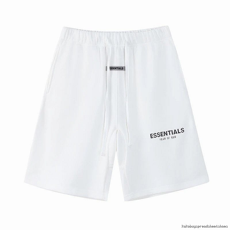 ESSENTIALS minimalist style white shorts