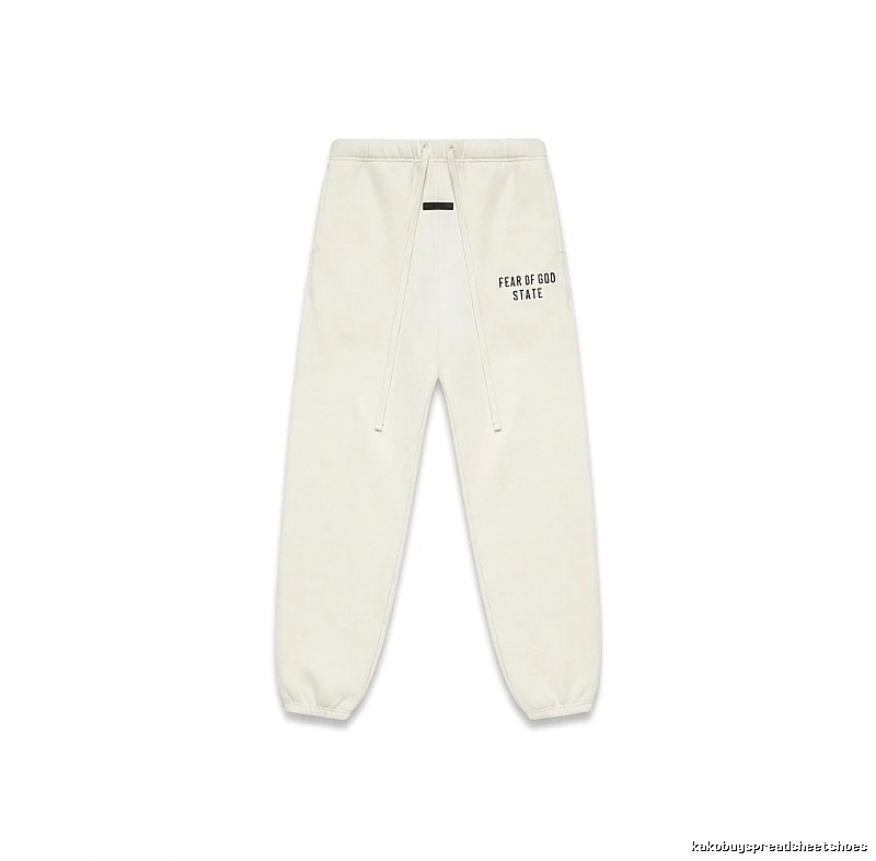 ESSENTIALS minimalist style white sweatpants
