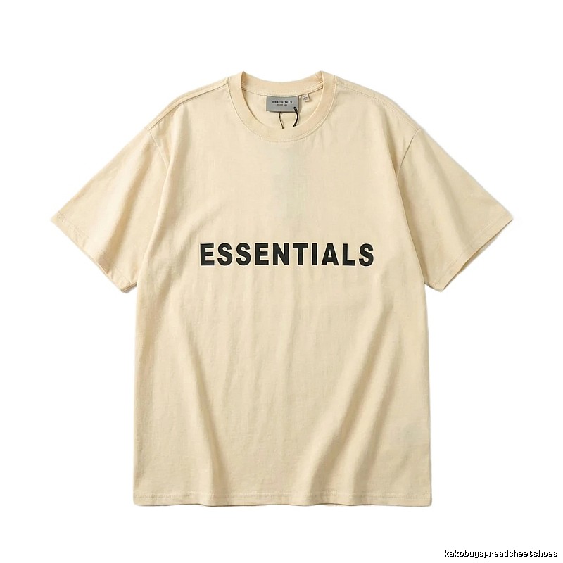 ESSENTIALS Simple Beige T-shirt