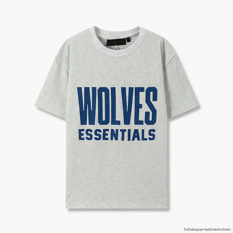 ESSENTIALS Simple Grey Short Sleeve