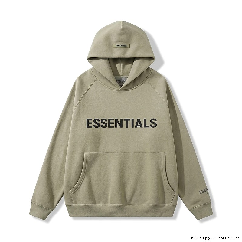 ESSENTIALS Simple Style Grey Hoodie