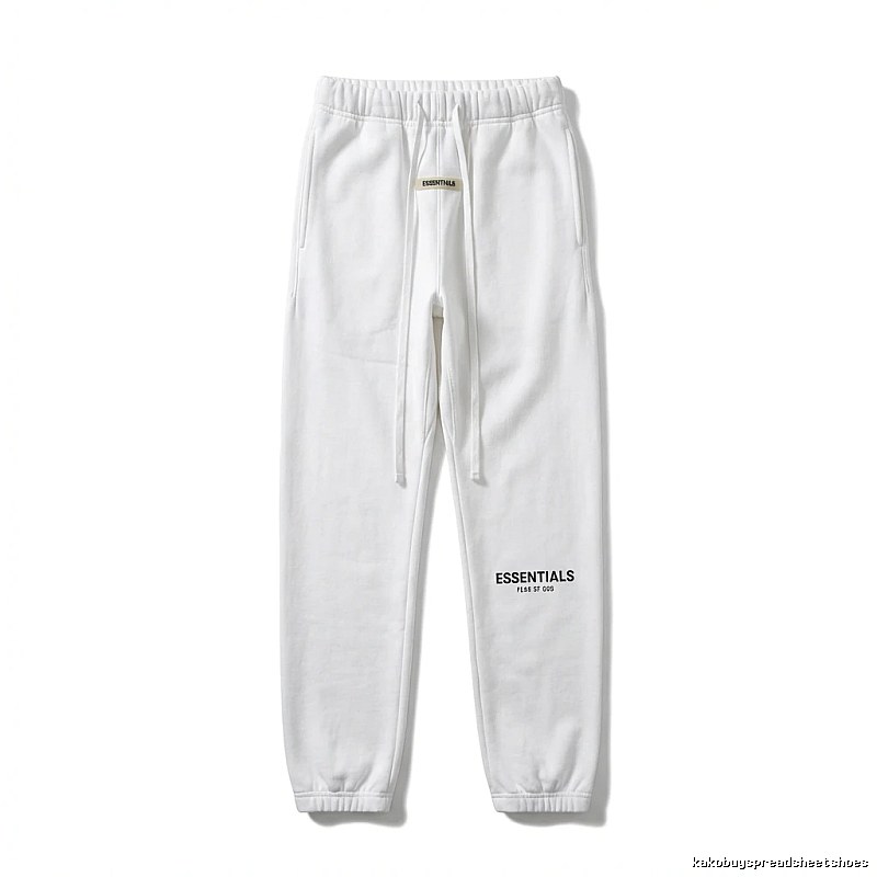 ESSENTIALS Simple Style White Sweatpants