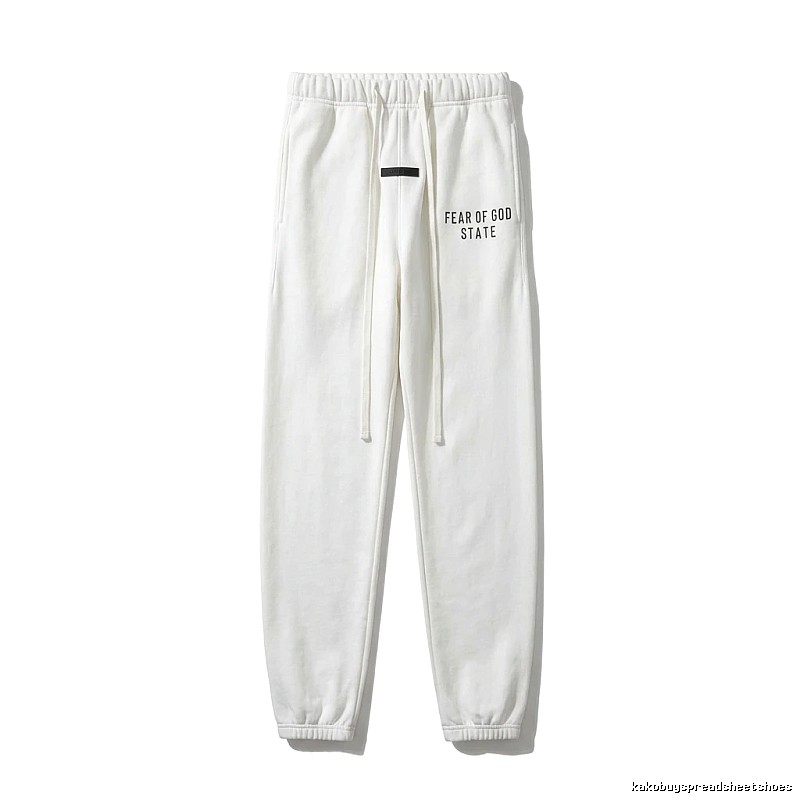 ESSENTIALS Simple Style White Sweatpants