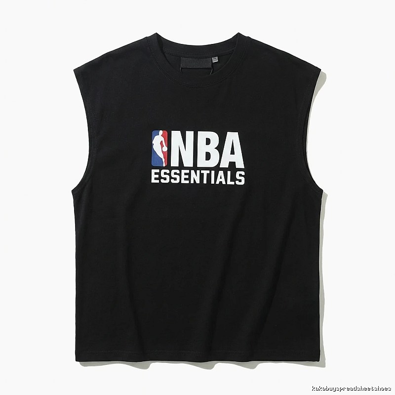 ESSENTIALS Sports Style Black Vest