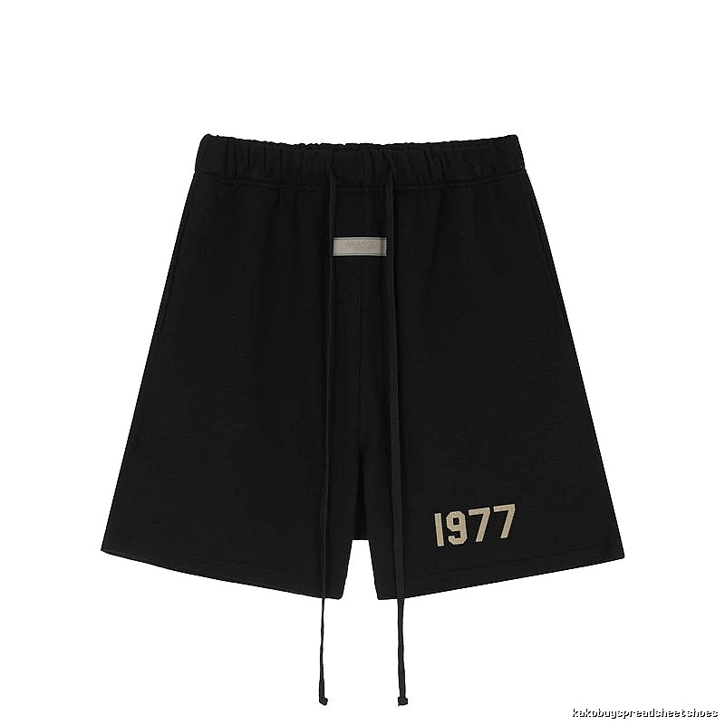 ESSENTIALS Sporty Black Shorts