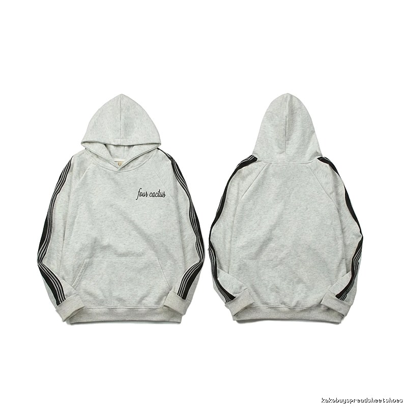 ESSENTIALS Trendy and Simple Style Grey Hoodie