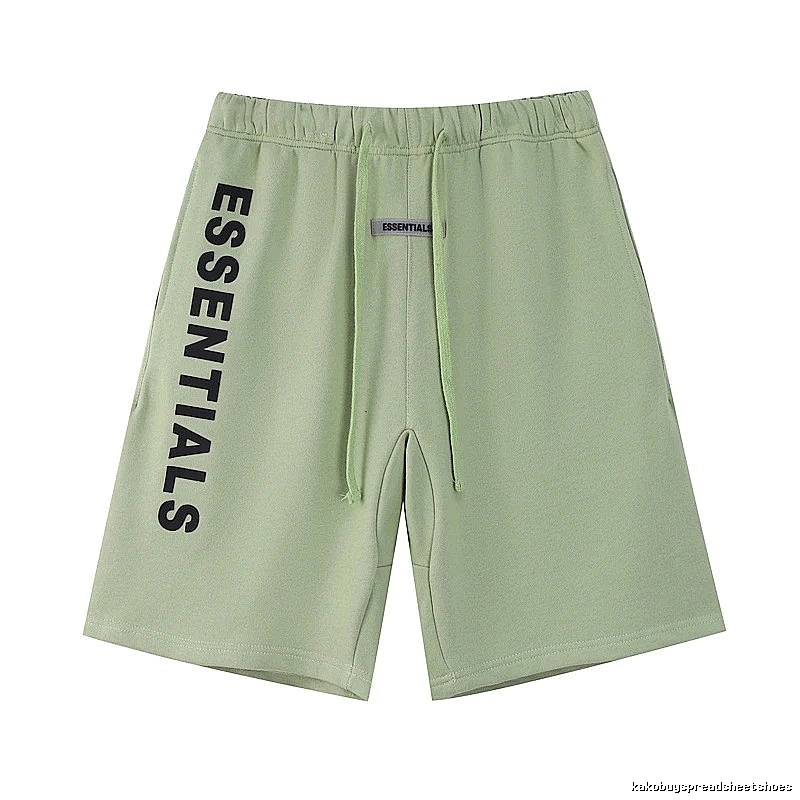 Essentials trendy brand light green shorts