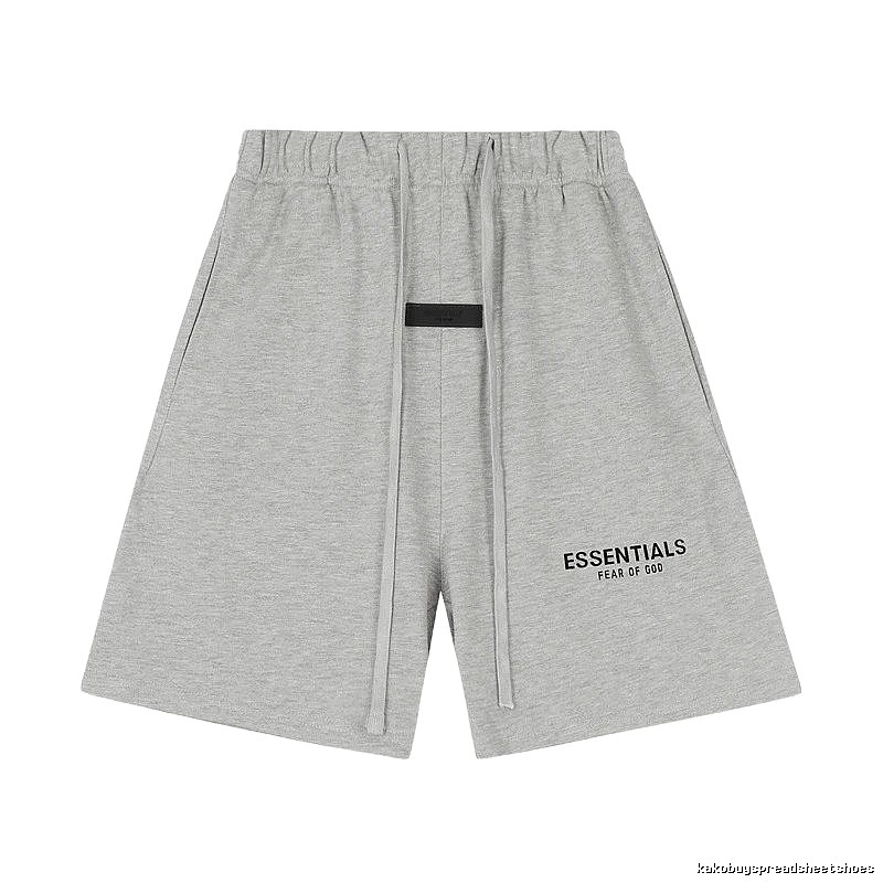 ESSENTIALS Trendy Brand Simple Style Grey Shorts