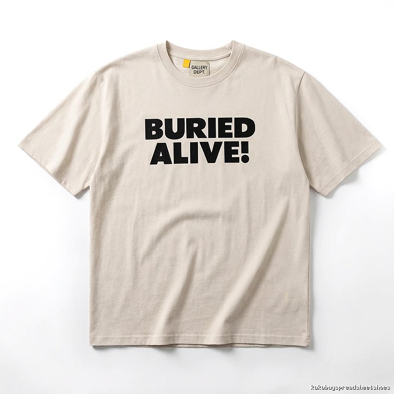 Gallery Dept. Alphabet Style Beige T-shirt