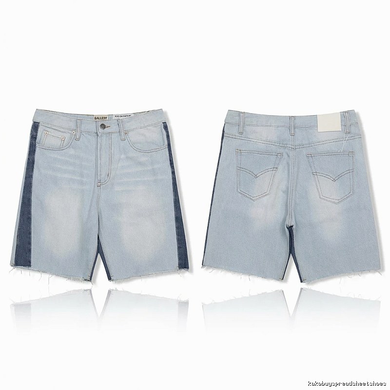 Gallery Dept denim-style light blue shorts