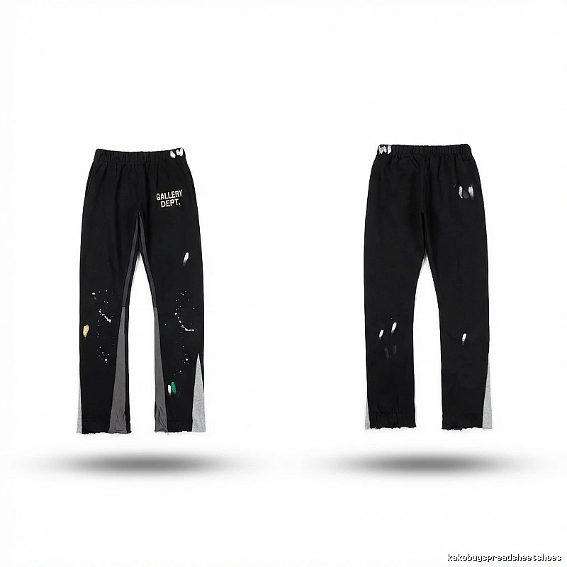Gallery Dept Graffiti Street Style Black Pants