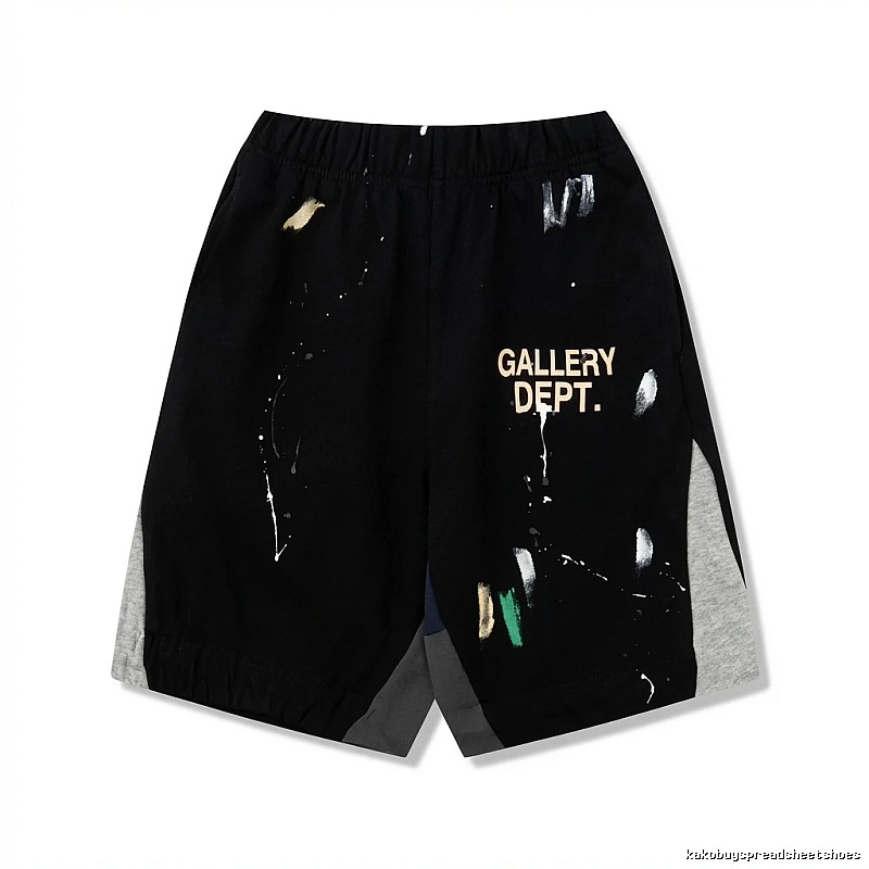 Gallery Dept Graffiti Style Black Shorts