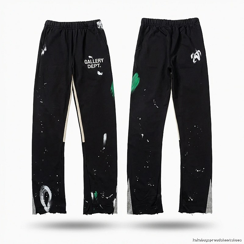 Gallery Dept Graffiti Style Black Trousers