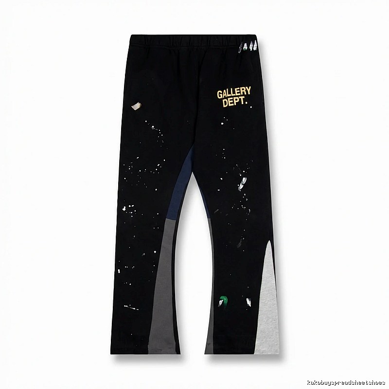 Gallery Dept Graffiti Style Black Trousers
