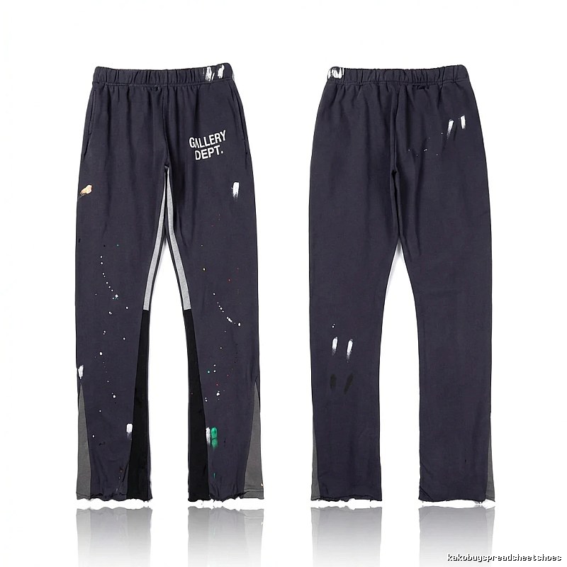 Gallery Dept Graffiti Style Black Trousers
