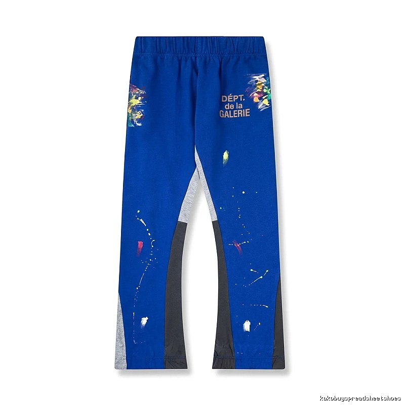 Gallery Dept Graffiti Style Blue Trousers