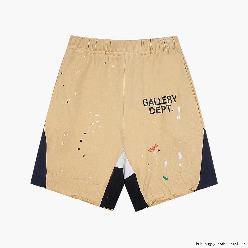 Gallery Dept. Graffiti Style Khaki Shorts