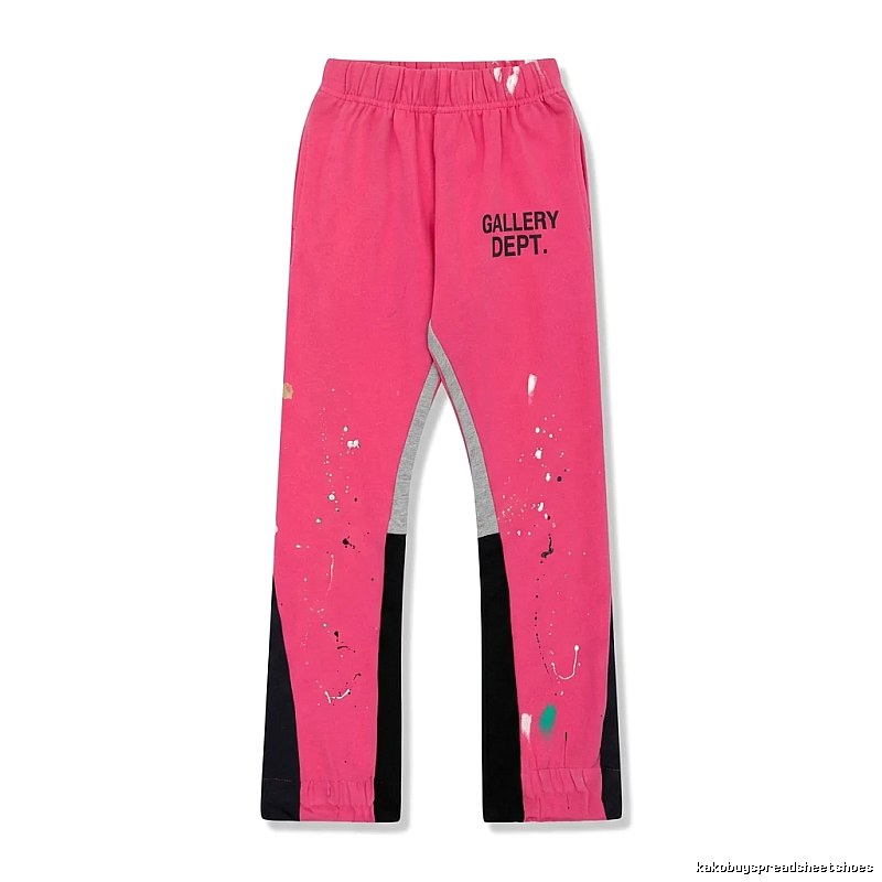 Gallery Dept Graffiti Style Pink Trousers