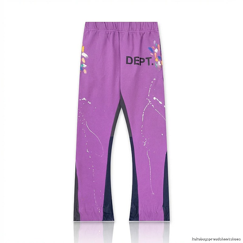 Gallery Dept Graffiti Style Purple Long Pants